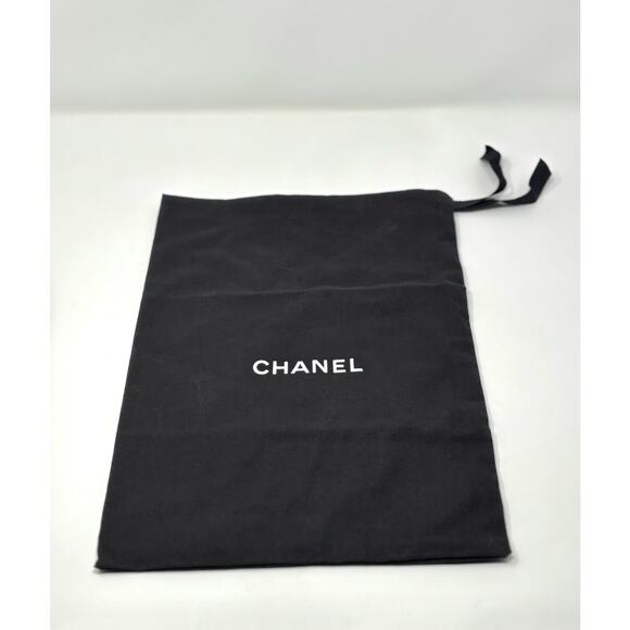 Chanel CC Cap Toe Ballet Flats Classic Kidskin Leather Cream Gold Bow EU 37.5 - Picture 15 of 15